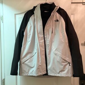 The North Face Women's Black and Cream Performance Jacket